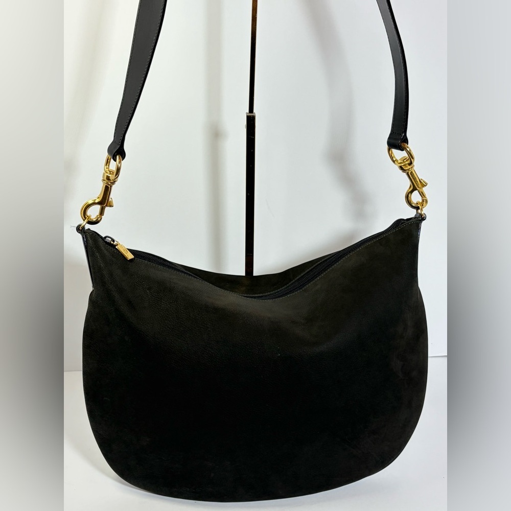 Black Leather GUCCI Shoulder Bag